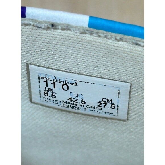 Vans Range Slides Wom 11 Multi Color Rainbow Check Flip flops - Picture 8 of 8